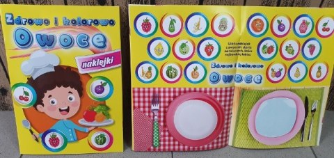 Książeczka Zdrowo i kolorowo OWOCE Książeczka Zdrowo i kolorowo OWOCE