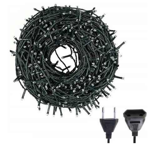 Lampki choinkowe 200 LED BIAŁE CIEPŁE Lampki choinkowe 200 LED BIAŁE CIEPŁE