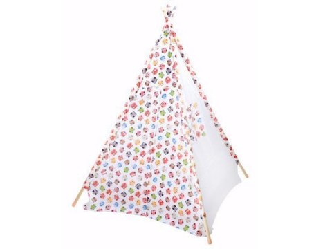 Namiot wigwam Tipi wesołe sowy dla dziecka | ZA3508 Namiot wigwam Tipi wesołe sowy dla dziecka | ZA3508