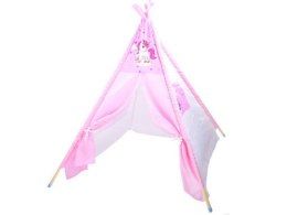 Namiot z różowym jednorożcem wigwam Tipi | ZA3555