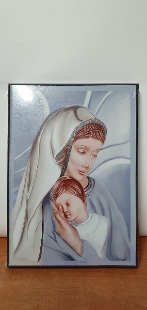 Obraz ikona 15x20 MATKA BOSKA CZUŁA Obraz ikona 15x20 MATKA BOSKA CZUŁA