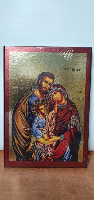 Obraz ikona 25x18 ŚWIĘTA RODZINA Obraz ikona 25x18 ŚWIĘTA RODZINA