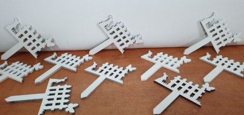 Ozdobny pik mini 10szt DOMEK,KLATKA 3304 Ozdobny pik mini 10szt DOMEK,KLATKA 3304