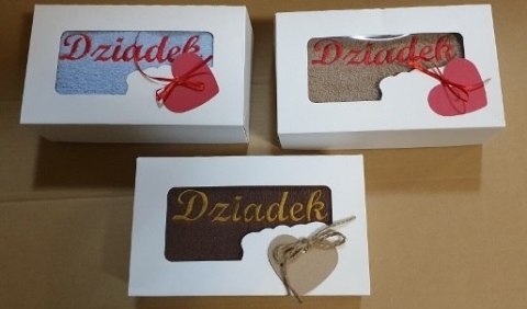 Ręcznik w pudełku 50x100 DZIADEK Ręcznik w pudełku 50x100 DZIADEK