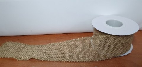 Taśma jutowa naturalna 5cmx5m | TJ2-5 Taśma jutowa naturalna 5cmx5m | TJ2-5