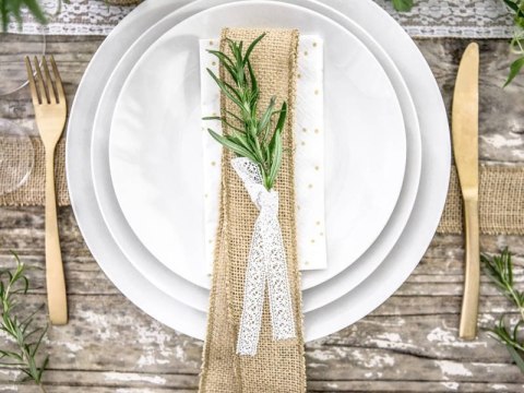 Taśma/wstążka 4cm x 5m JUTA NATURALNA TJ2-4 Taśma/wstążka 4cm x 5m JUTA NATURALNA TJ2-4