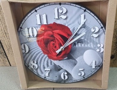 Zegar ścienny 30cm RÓŻA Zegar ścienny 30cm RÓŻA