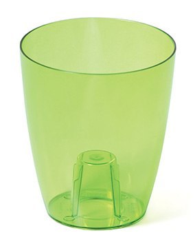 Doniczka do storczyków Coubi Duow śr. 13 cm - zielony transparent Doniczka do storczyków Coubi Duow śr. 13 cm - zielony transparent