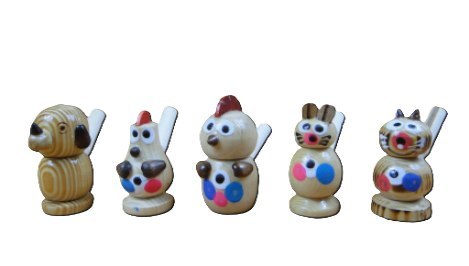 Gwizdek 5szt. drewniany ok.8 cm. | P692 Gwizdek 5szt. drewniany ok.8 cm. | P692
