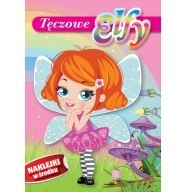 Kolorowanka + naklejki TĘCZOWE ELFY Kolorowanka + naklejki TĘCZOWE ELFY
