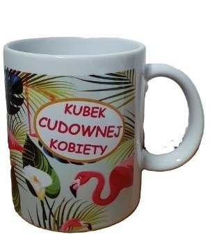 Kubek ceramiczny Cudownej Kobiety 300 ml Kubek ceramiczny Cudownej Kobiety 300 ml