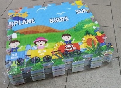 Puzzle piankowe 60x60cm x grubość 1cm XXL 6 arkuszy Puzzle piankowe 60x60cm x grubość 1cm XXL 6 arkuszy