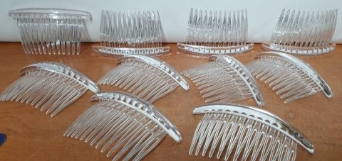 Spinka.grzebyk 10szt PRZEZROCZYSTA Spinka.grzebyk 10szt PRZEZROCZYSTA