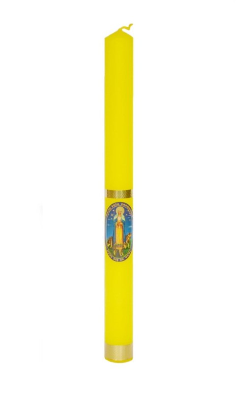 Świeca 40cm MATKA BOSKA GROMNICZNA WILK 5szt. ŻÓŁTA GZ-012 Świeca 40cm MATKA BOSKA GROMNICZNA WILK 5szt. ŻÓŁTA GZ-012