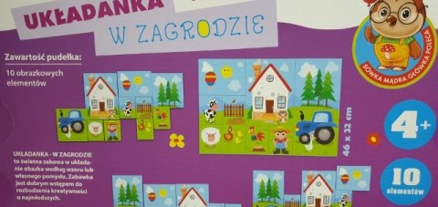Układanka 10el W ZAGRODZIE Układanka 10el W ZAGRODZIE