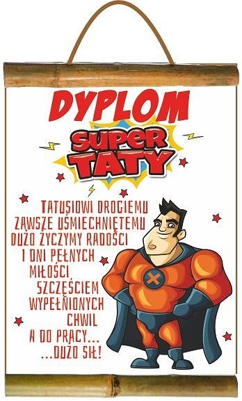 Dyplom SUPER TATY 161 Dyplom SUPER TATY 161