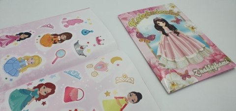 Kolorowankaz naklejkami KSIĘŻNICZKI Kolorowankaz naklejkami KSIĘŻNICZKI