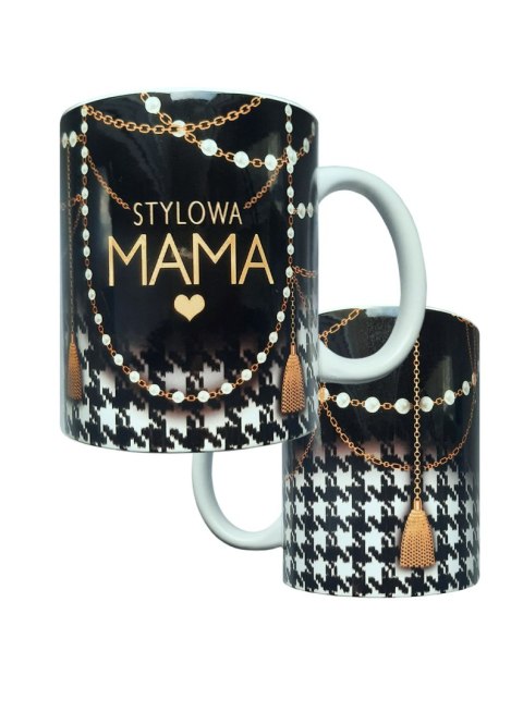 Kubek ceramiczny Glamour stylowa Mama K154 Kubek ceramiczny Glamour stylowa Mama K154