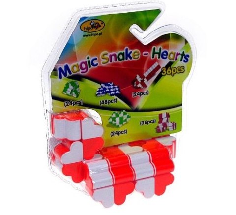 Magiczna układanka wąż serca 36-części Magiczna układanka wąż serca 36-części