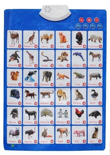 Mata edukacyjna na baterie - odgłosy zwierząt + j. angielski Mata edukacyjna na baterie - odgłosy zwierząt + j. angielski