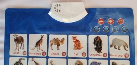 Mata edukacyjna na baterie - odgłosy zwierząt + j. angielski Mata edukacyjna na baterie - odgłosy zwierząt + j. angielski