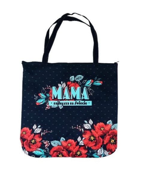Torba na zakupy Premium z zamkiem duża - Mama idealna TP12 Torba na zakupy Premium z zamkiem duża - Mama idealna TP12