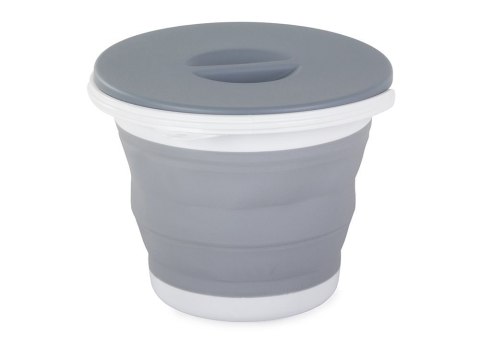 Wiaderko silikonowe składane przykrywka 5l 1548 Wiaderko silikonowe składane przykrywka 5l 1548