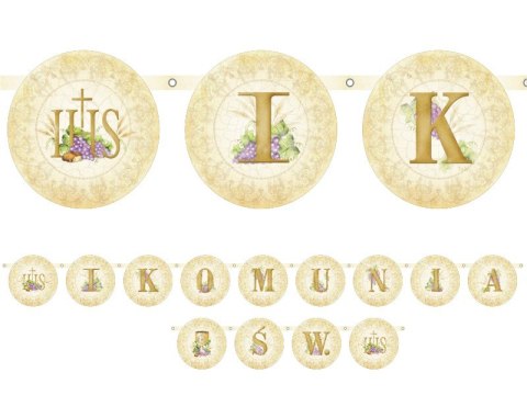 Baner I Komunia Św., 13 x 200cm GRL3 Baner I Komunia Św., 13 x 200cm GRL3