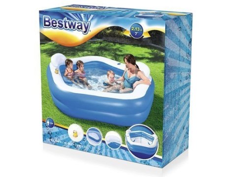 Basen dmuchany 213x206x69cm BESTWAY | 54153 Basen dmuchany 213x206x69cm BESTWAY | 54153