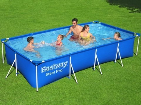 Basen stelażowy 400 x 211 cm 8w1 Bestway 56424 Basen stelażowy 400 x 211 cm 8w1 Bestway 56424
