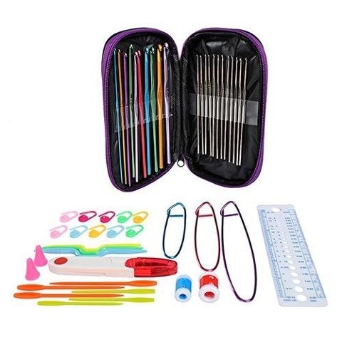 Zestaw szydełek 50 szt. w etui Zestaw szydełek 50 szt. w etui