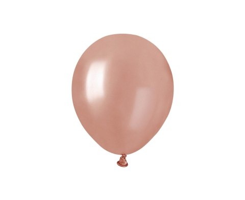 Balony metaliczne Różowo-Złote, AM50, 13 cm, 100 szt. Balony metaliczne Różowo-Złote, AM50, 13 cm, 100 szt.