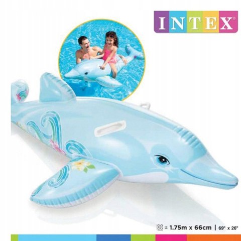 Delfin do pływania 175 x 66 cm INTEX 58535 Delfin do pływania 175 x 66 cm INTEX 58535