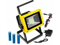 Halogen przenośny 30W roboczy lampa 2 led akumulator Halogen przenośny 30W roboczy lampa 2 led akumulator