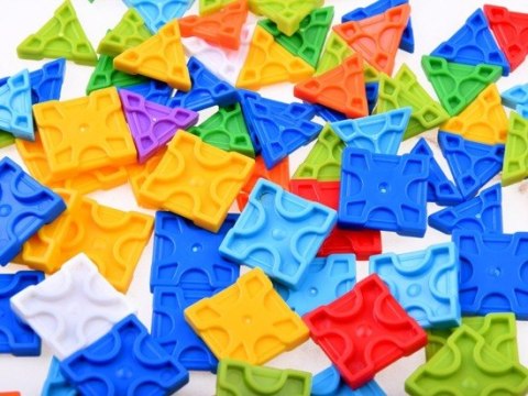 Klocki kolorowe kreatywne 3D PAW 227ele ZA2519 Klocki kolorowe kreatywne 3D PAW 227ele ZA2519