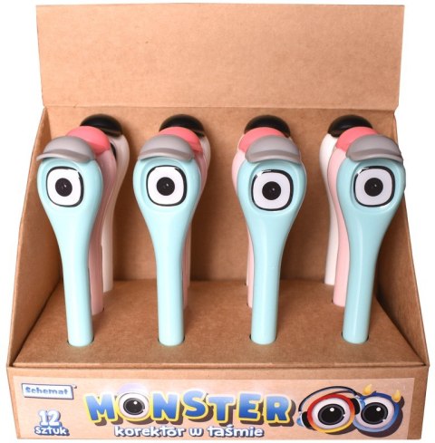 Korektor 12szt w taśmie MONSTER czapka Korektor 12szt w taśmie MONSTER czapka
