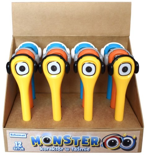 Korektor w taśmie 12szt. MONSTER słuchawki Korektor w taśmie 12szt. MONSTER słuchawki
