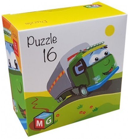 Puzzle 16 elementów. Ciężarówka Puzzle 16 elementów. Ciężarówka