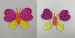 Puzzle antystresowe Pop it MOTYL Puzzle antystresowe Pop it MOTYL