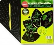 Wydrapywanka hologramowa A5 ZIELONA a'10 + rylec Wydrapywanka hologramowa A5 ZIELONA a'10 + rylec