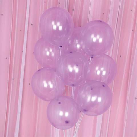 Balon fioletowy transparentny 10cali 12szt 400368 Balon fioletowy transparentny 10cali 12szt 400368