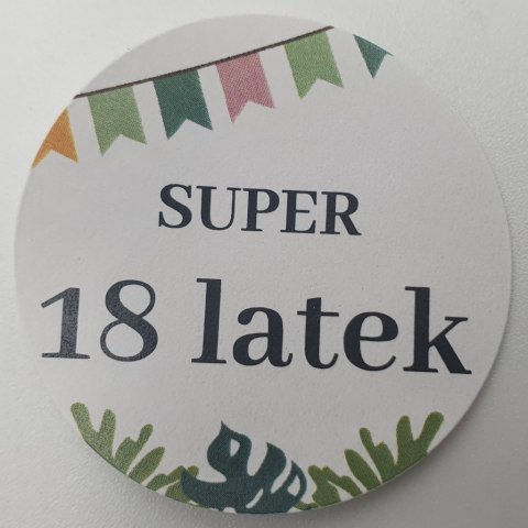 Naklejki 35 mm - SUPER 18 latek - 35 szt Naklejki 35 mm - SUPER 18 latek - 35 szt