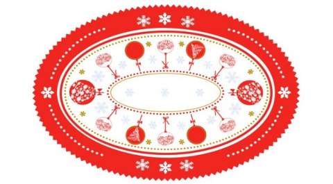 Serwetki Boże Narodzenie bombki śr. 33 x 48 cm - 10 szt. Serwetki Boże Narodzenie bombki śr. 33 x 48 cm - 10 szt.