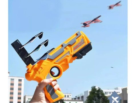Wyrzutnia samolotów pistolet 4 szt zestaw ZA3814 Wyrzutnia samolotów pistolet 4 szt zestaw ZA3814