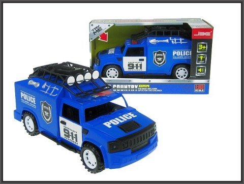 Auto terenowe policja 25cm światło i dźwięk Auto terenowe policja 25cm światło i dźwięk