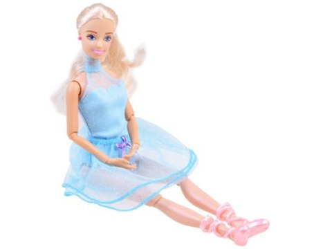 Lalka tancerka niebieska sukienka | ZA3920 Lalka tancerka niebieska sukienka | ZA3920