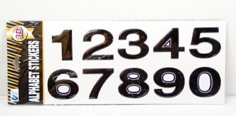 Naklejki cyfry 4,5 cm na blistrze 6394 Naklejki cyfry 4,5 cm na blistrze 6394