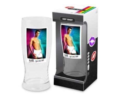 Szklanka do piwa HOT SHOT 500ml - Mężczyźni Szklanka do piwa HOT SHOT 500ml - Mężczyźni