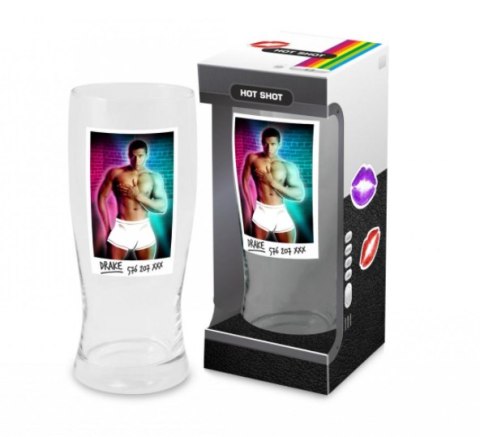 Szklanka do piwa HOT SHOT 500ml - Mężczyźni Szklanka do piwa HOT SHOT 500ml - Mężczyźni