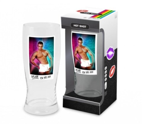 Szklanka do piwa HOT SHOT 500ml - Mężczyźni Szklanka do piwa HOT SHOT 500ml - Mężczyźni
